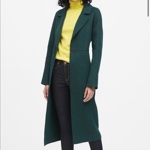 Banana Republic Unlined Double-Faced Maxi Coat